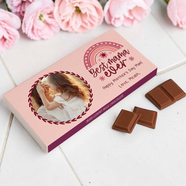 Any Photo Mother's Day Personalised Chocolate Bar 90g