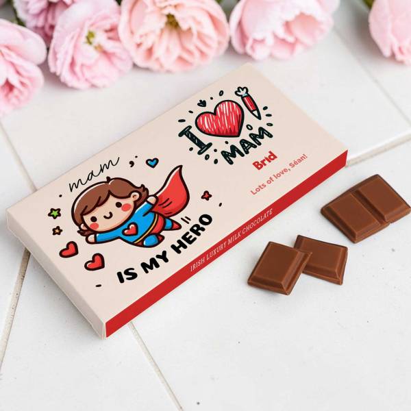 I Love You Mam Personalised Chocolate Bar 90g
