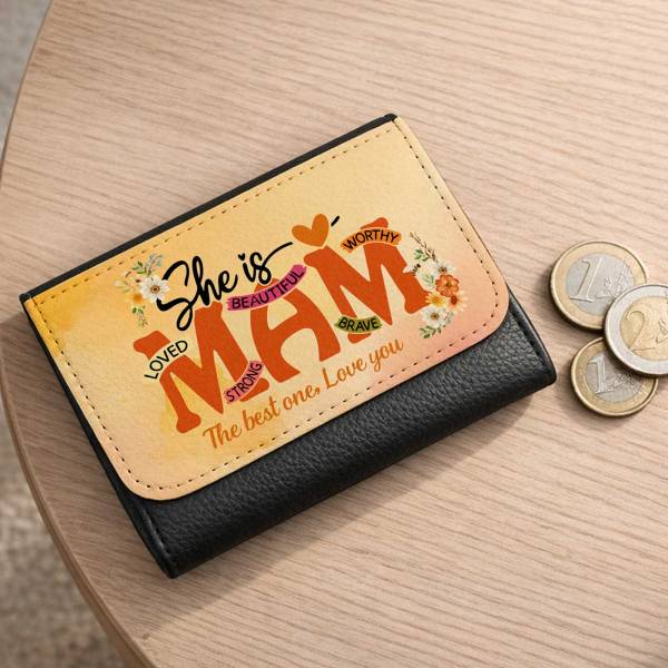 Best Mam, Mom, Mum - Personalised Wallet/Purse Personalised Wallet/Purse