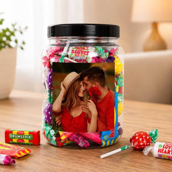 Any Photo - Personalised Sweets Jar