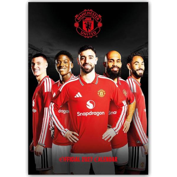 Manchester United Official 2027 Calendar