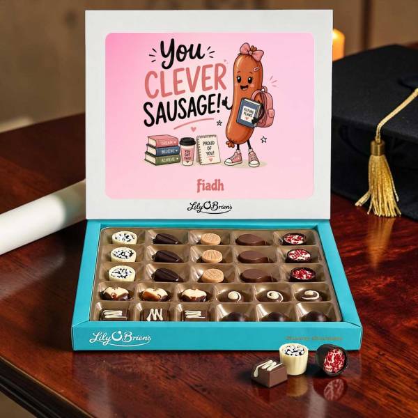 Clever Sausage Personalised Chocolate Box 270g