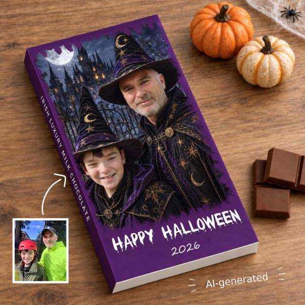 Become a Witch or Wizard - Personalised Chocolate Bar 90g