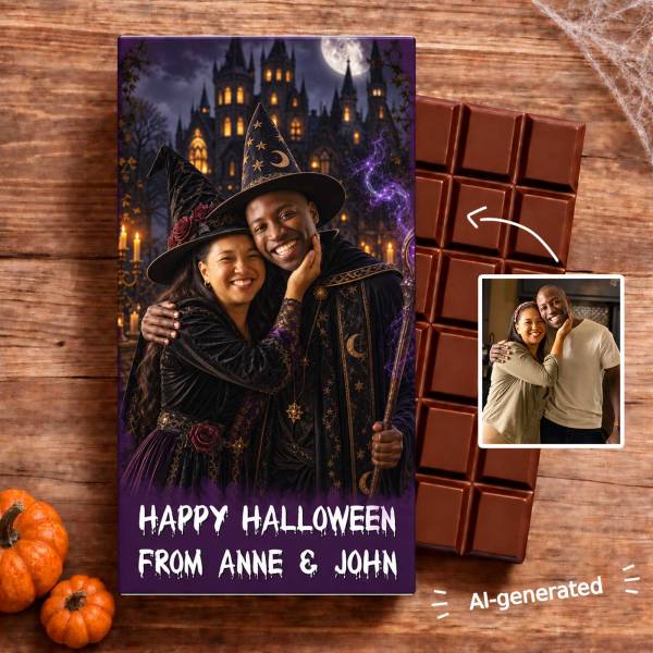 Become a Witch or Wizard - Personalised Chocolate Bar 90g