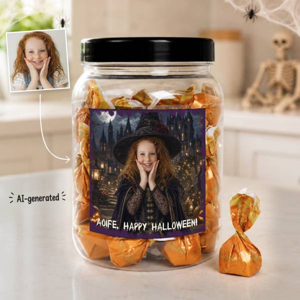 Become a Witch or Wizard - Personalised Sweets Jar