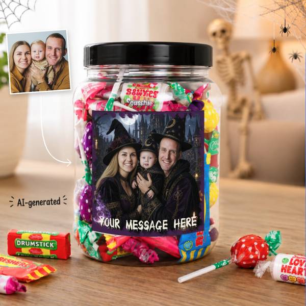 Become a Witch or Wizard - Personalised Sweets Jar