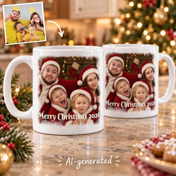 Photo to Santa Claus – Personalised Mug
