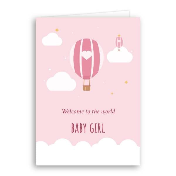New Baby Corporate Card - Welcome Baby Girl