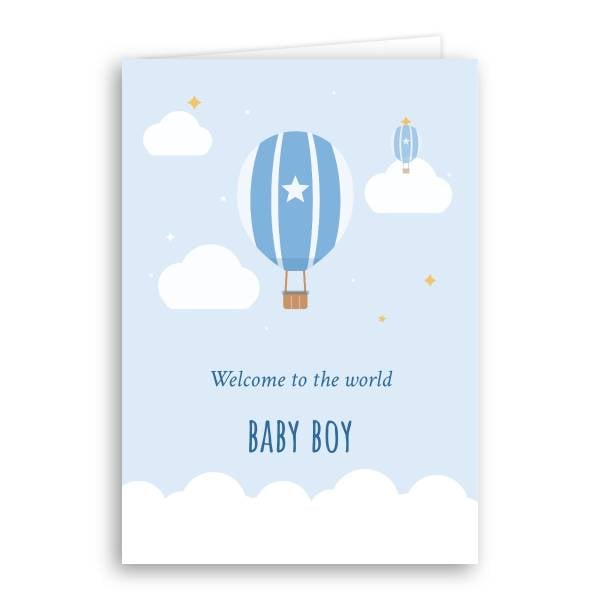New Baby Corporate Card - Welcome Baby Boy