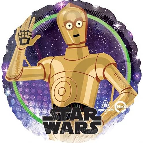 Star Wars C3P0 Balloon in a Box