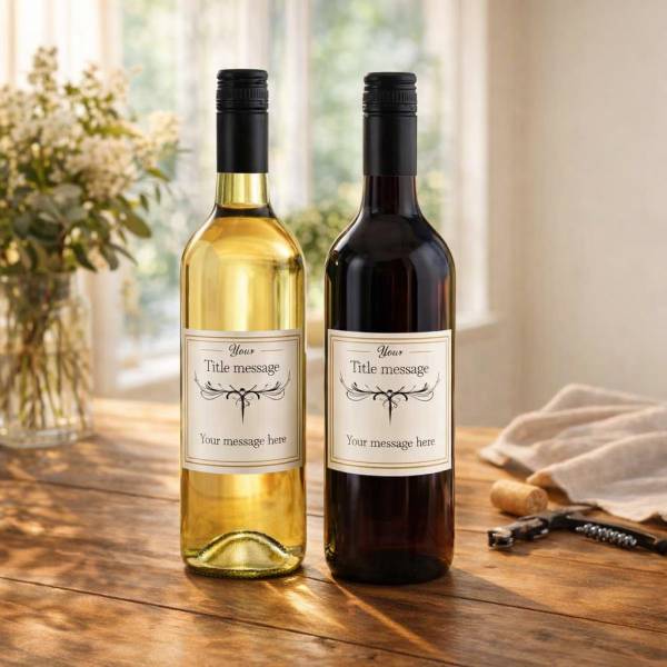 Classic Any Message Personalised Wine