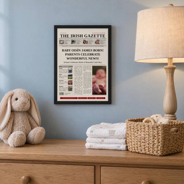 New Baby Boy or Girl Newspaper Spoof
