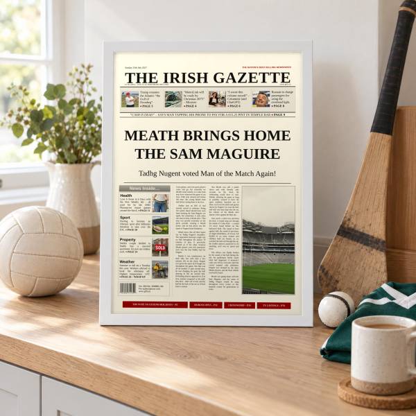 GAA Football Newspaper Spoof