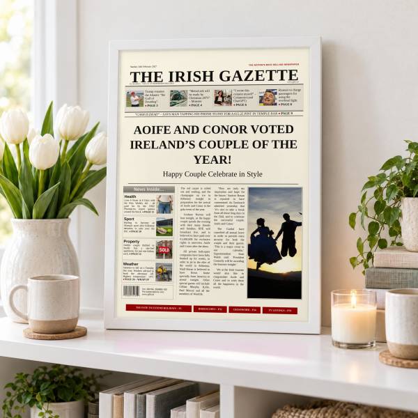 Couple Of The Year Newspaper Spoof