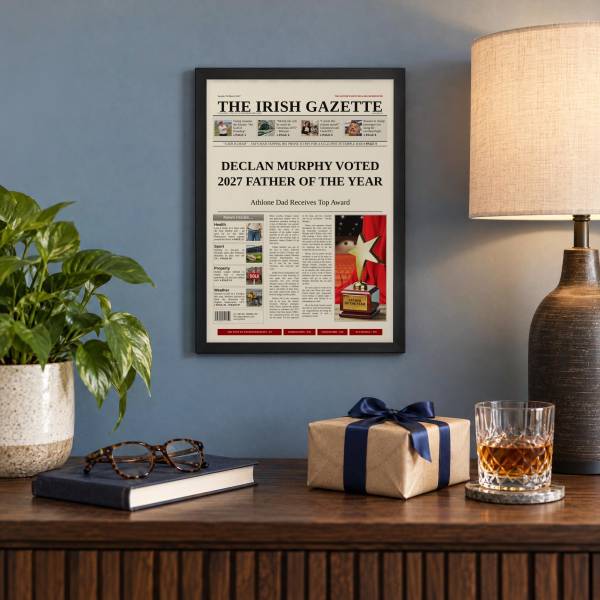 Mum or Dad of the Year Newspaper Spoof